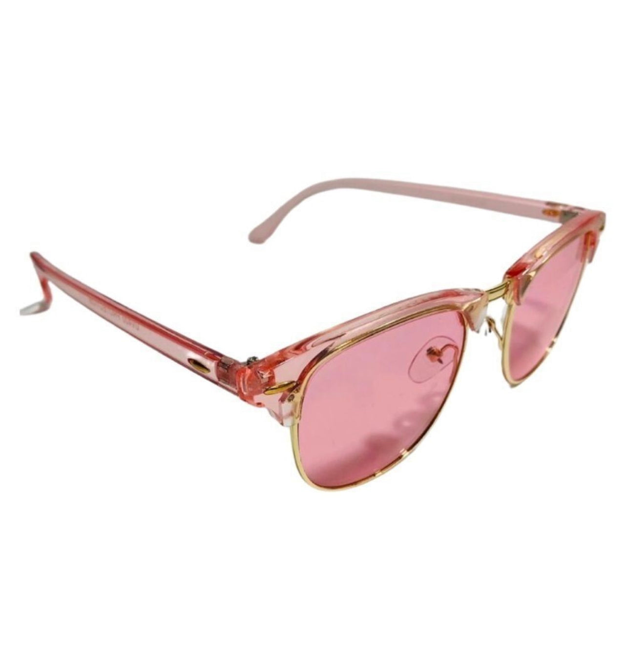 (C) 6009 | Colorful Browline Sunglasses with Color Tinted Lenses