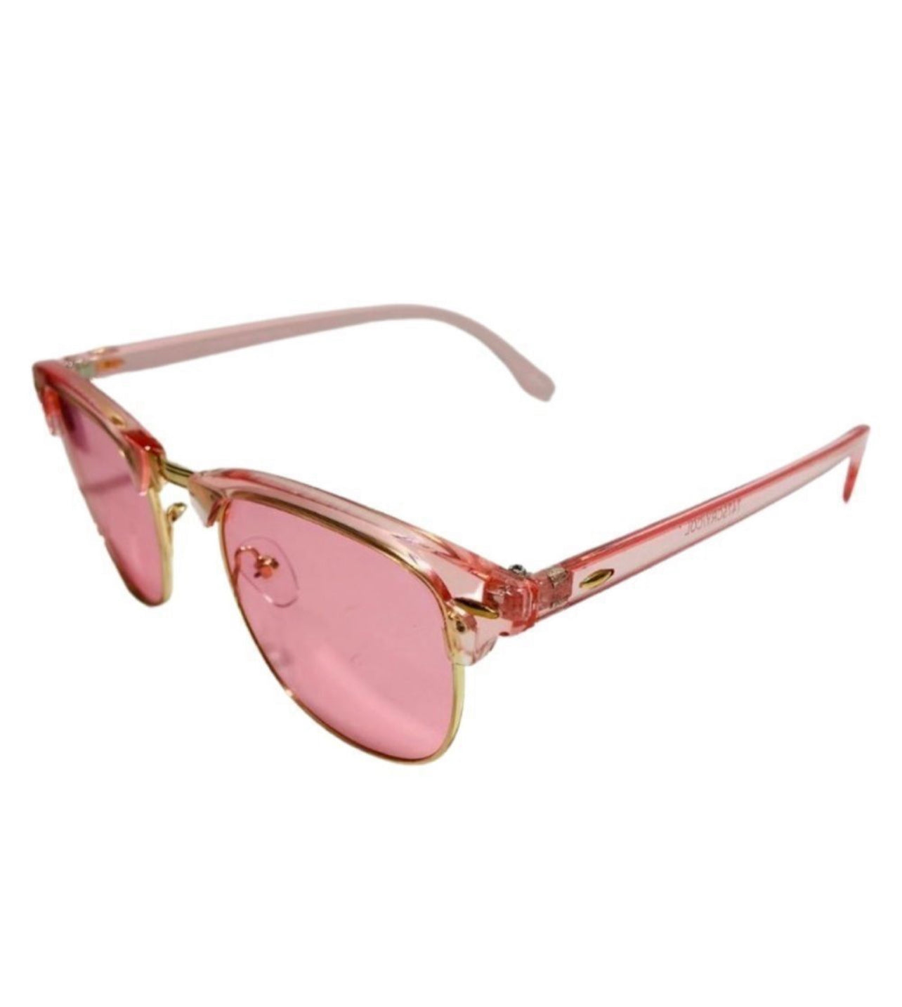 (C) 6009 | Colorful Browline Sunglasses with Color Tinted Lenses
