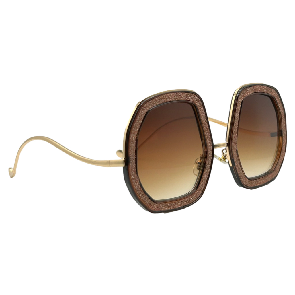 6177 | Large Ladies Sunglasses with Bling Accents