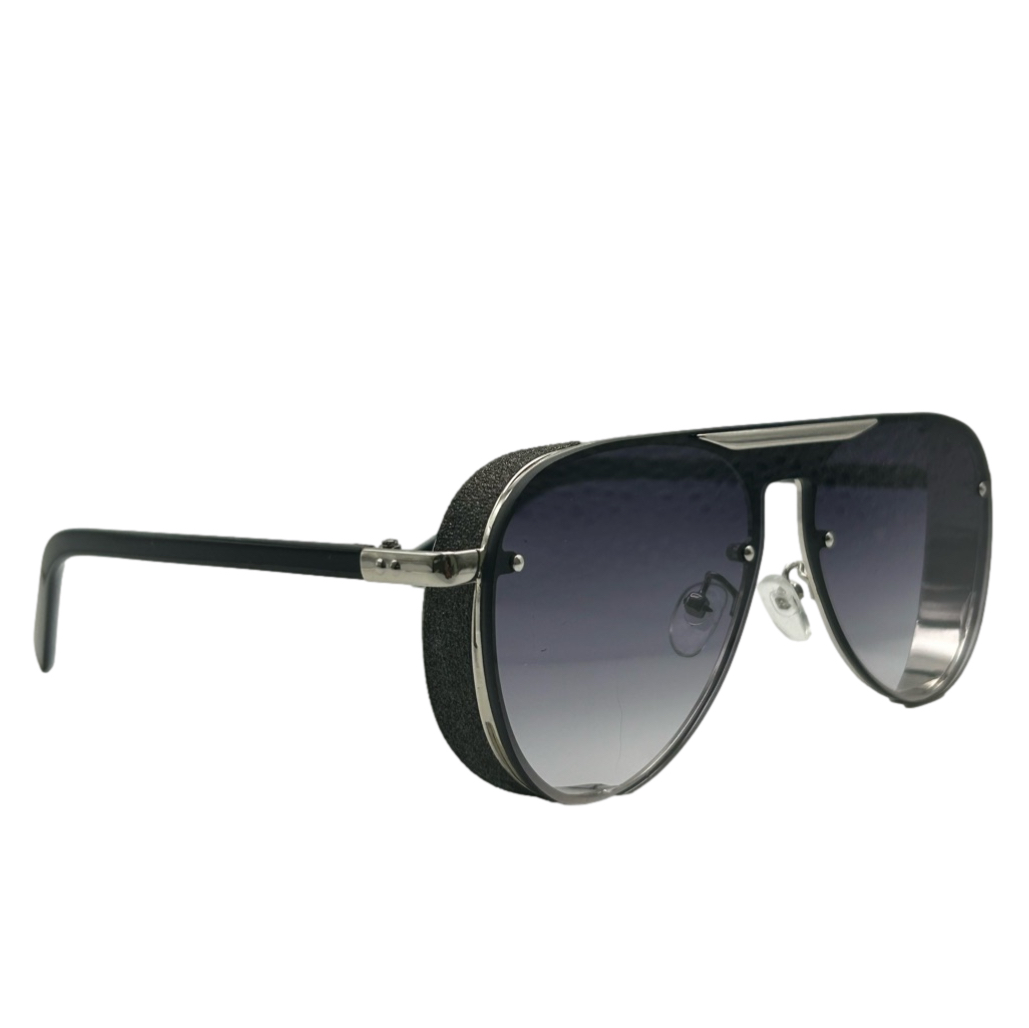 9338 | Aviator Sunglasses with Glitter Accent