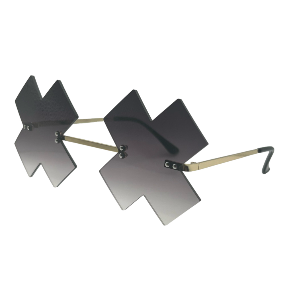 Black X Novelty Sunglasses