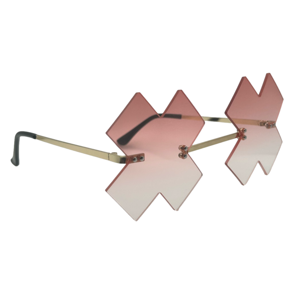 Red X Novelty Sunglasses