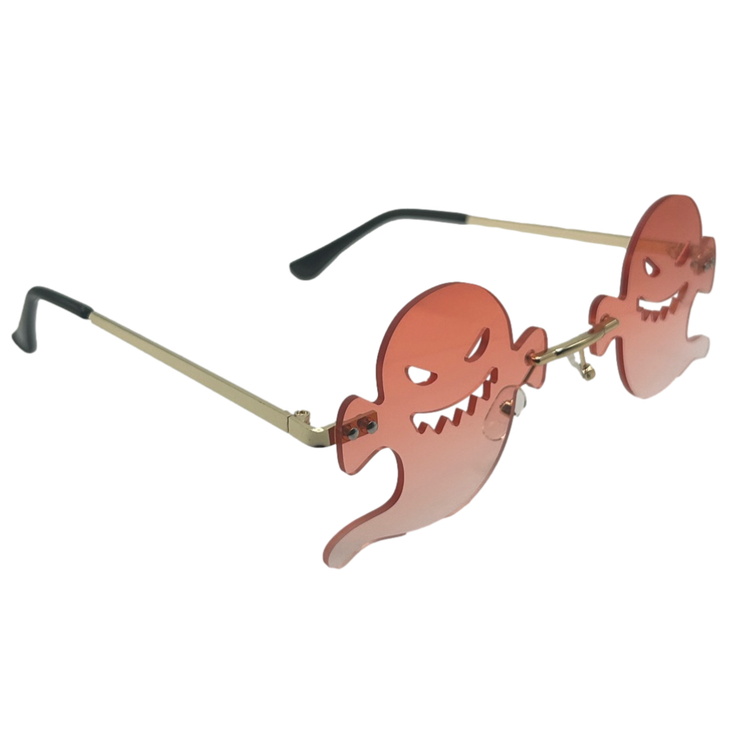 Light Red Ghost Lens Novelty Sunglasses | Halloween