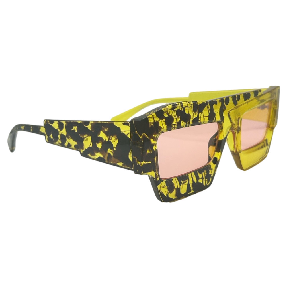 Yellow Two Tone Sunglasses