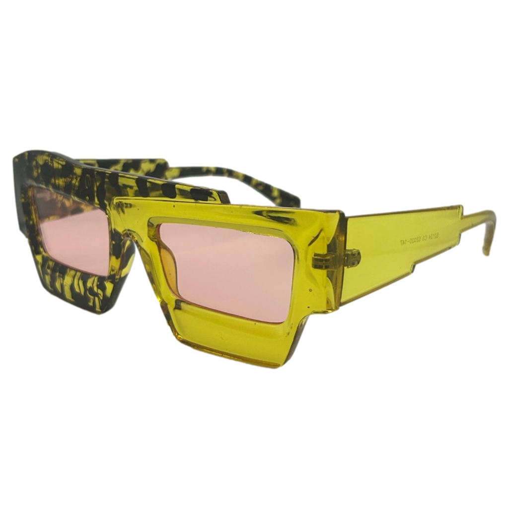 Yellow Two Tone Sunglasses
