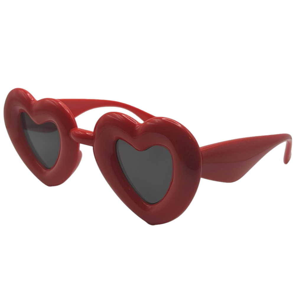 Red Novelty Heart Sunglasses