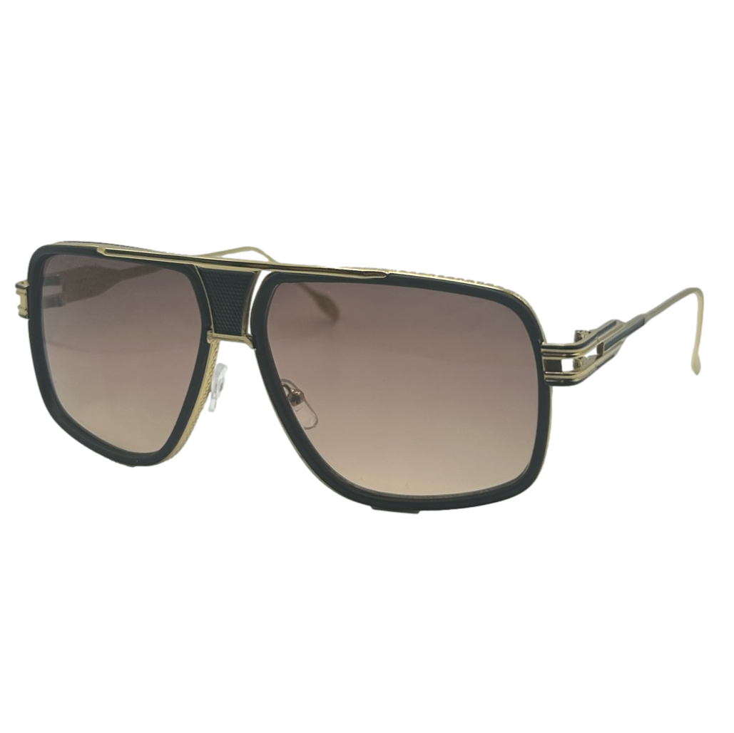 Light Black Lens Pilot Aviator Sunglasses