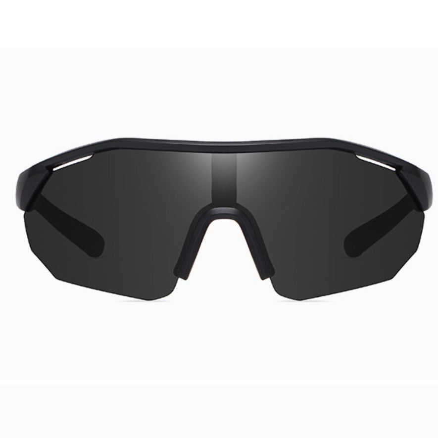 Black Polarized Sport Sunglasses