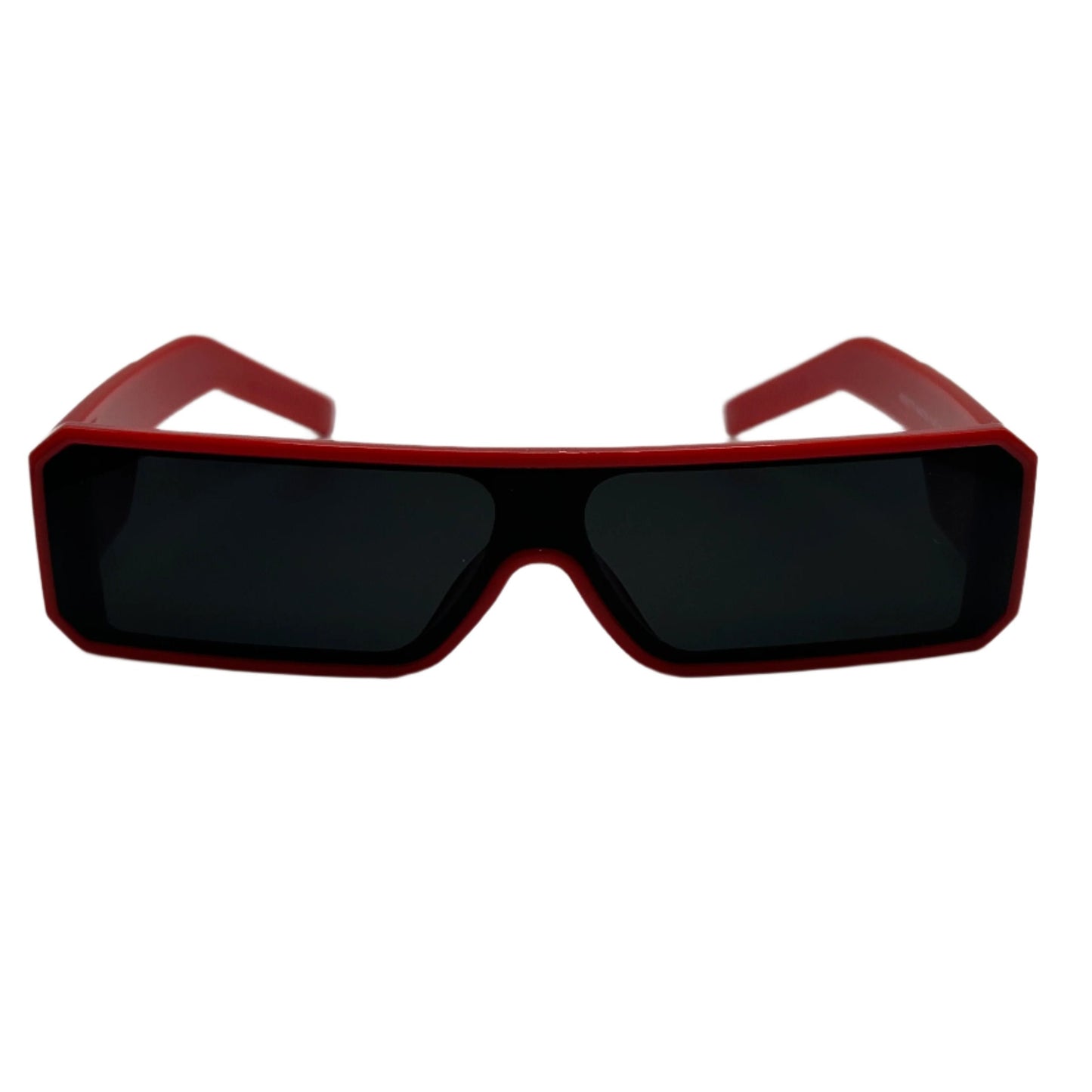Red Slim Sunglasses