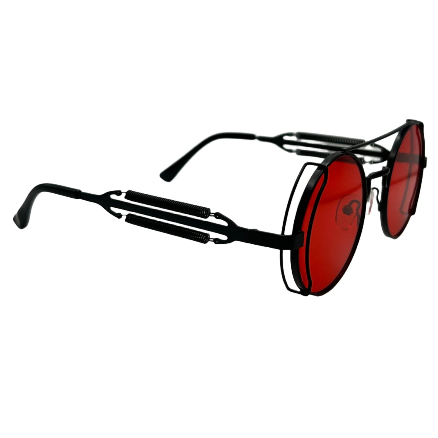 Black/Red Circle Sunglasses