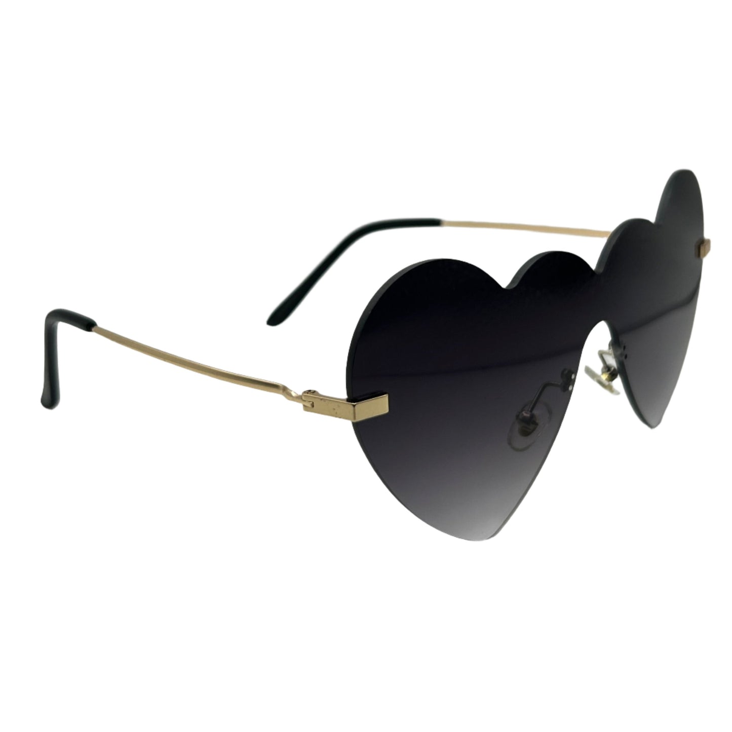 7008 | Rimless Heart Sunglasses