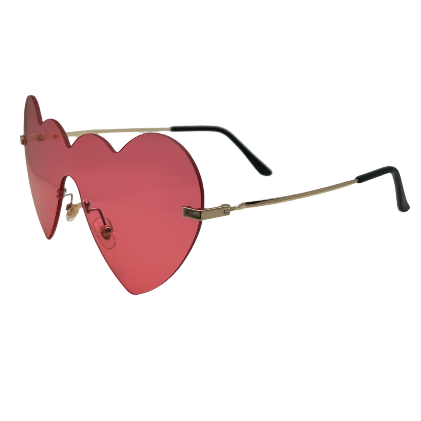 7008 | Rimless Heart Sunglasses