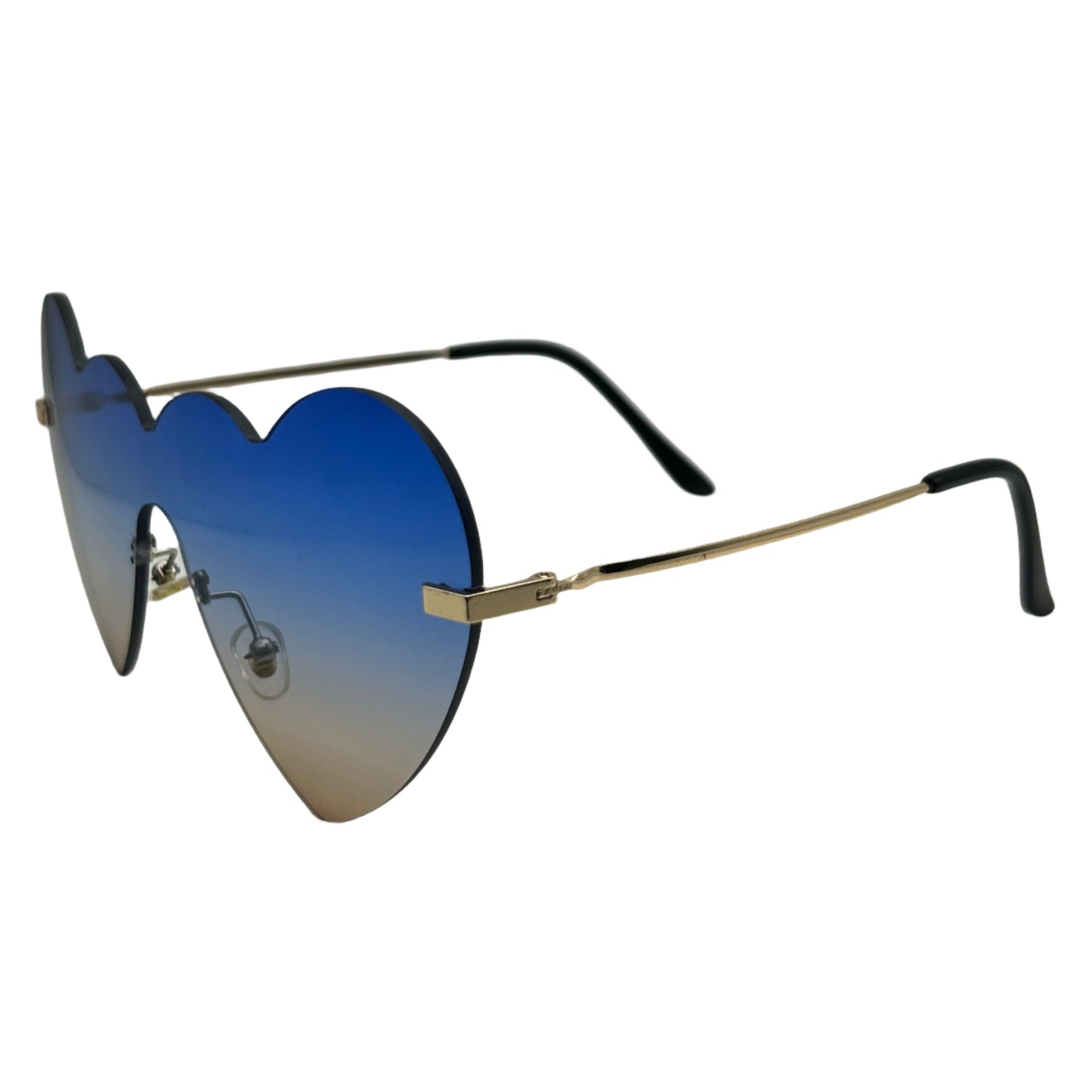 7008 | Rimless Heart Sunglasses
