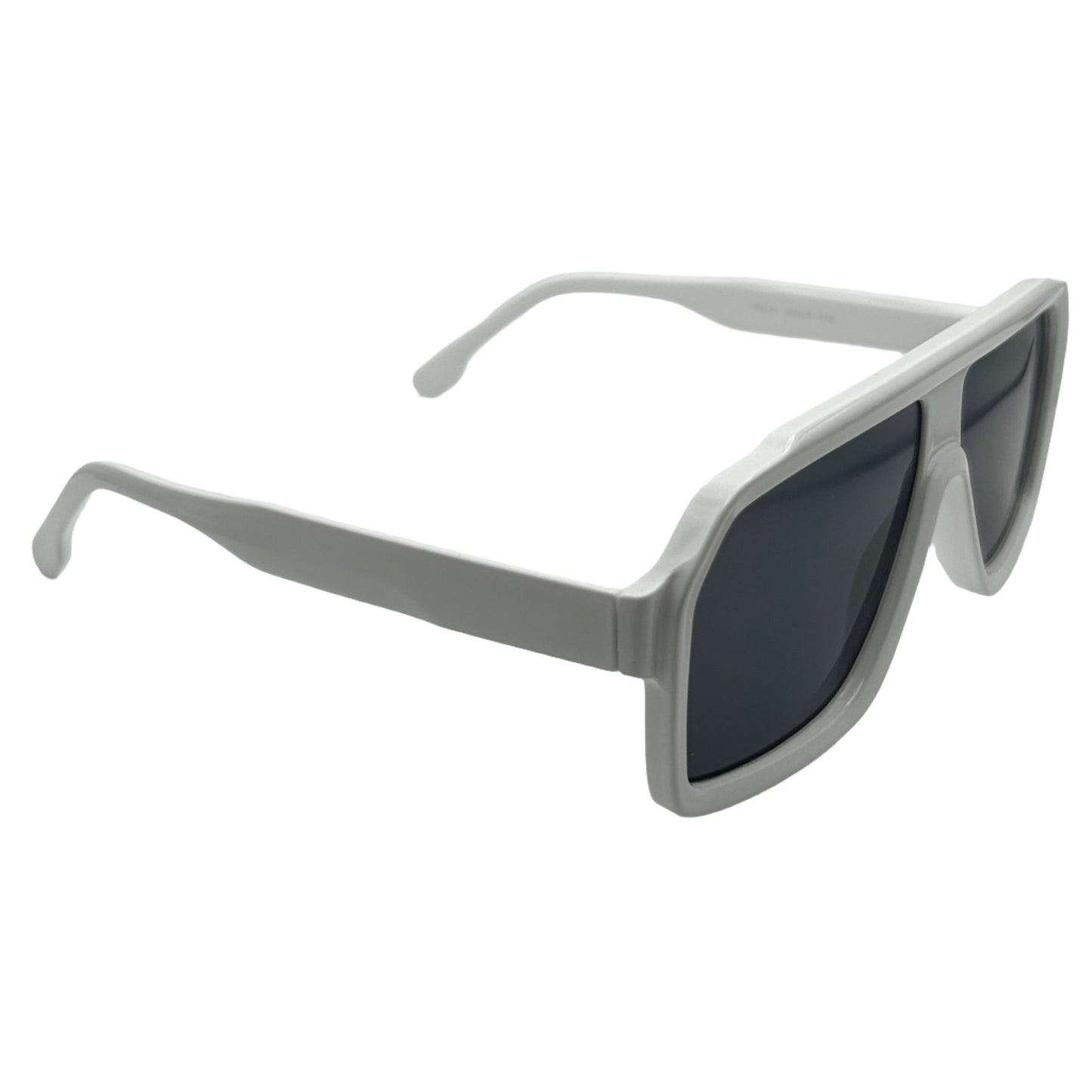 White Square Lens Sunglasses