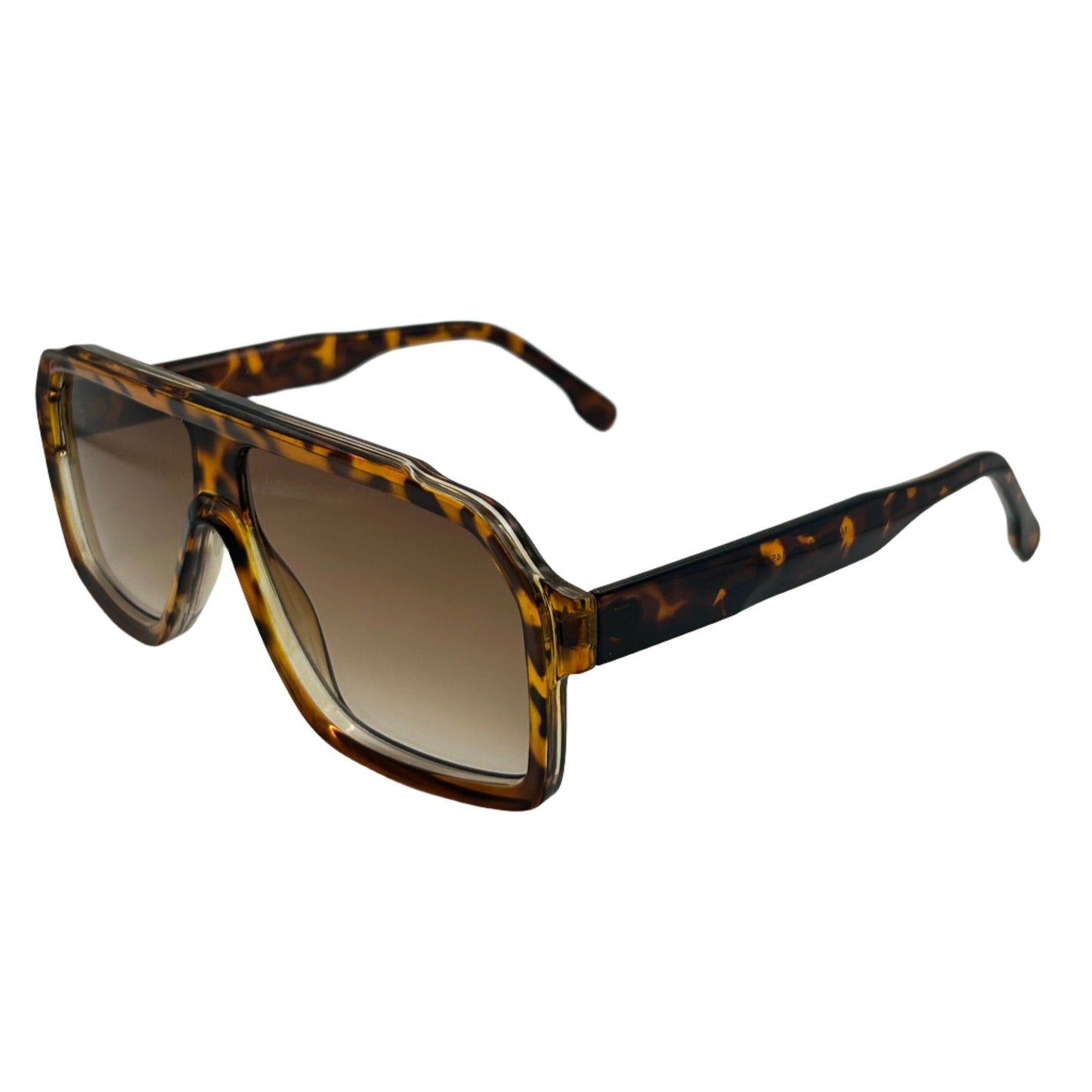 Tortoise Square Lens Sunglasses