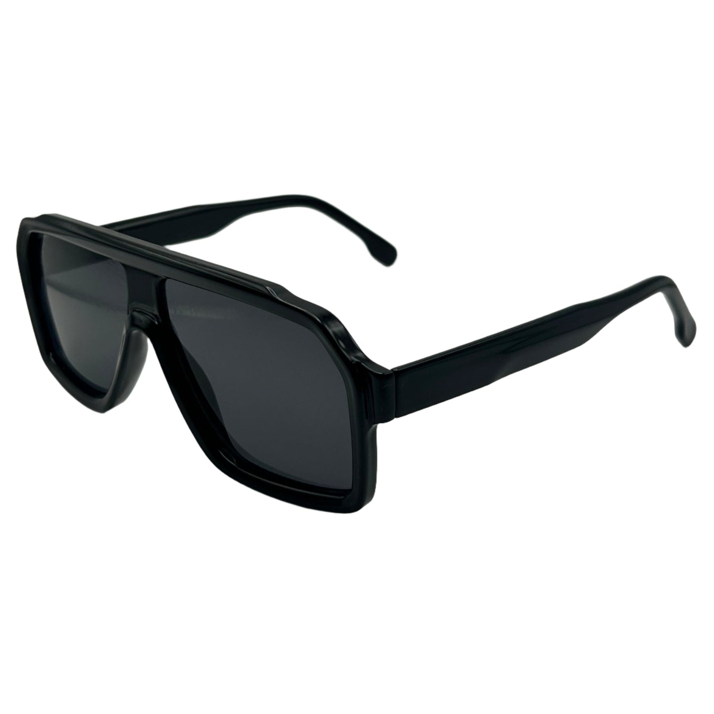 Black Tone Square Lens Sunglasses