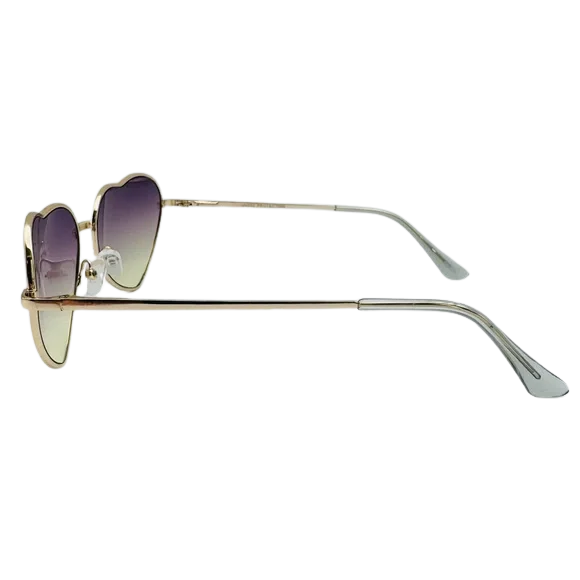 6110 | Two Tone Heart Sunglasses