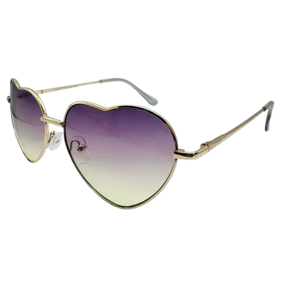 6110 | Two Tone Heart Sunglasses