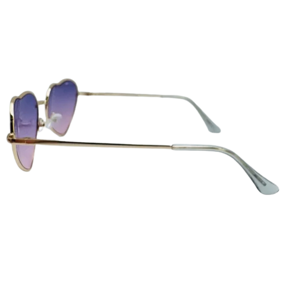 6110 | Two Tone Heart Sunglasses