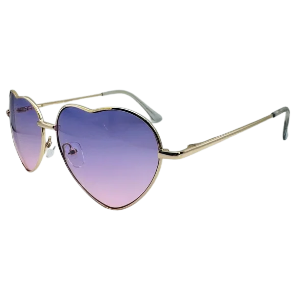 6110 | Two Tone Heart Sunglasses