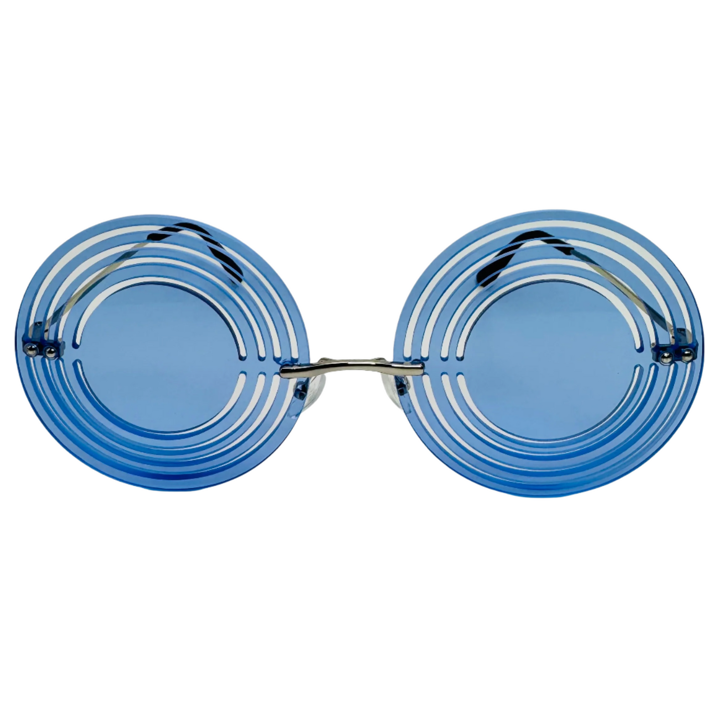 6091 (C) | Novelty Circle Sunglasses with unique cutouts