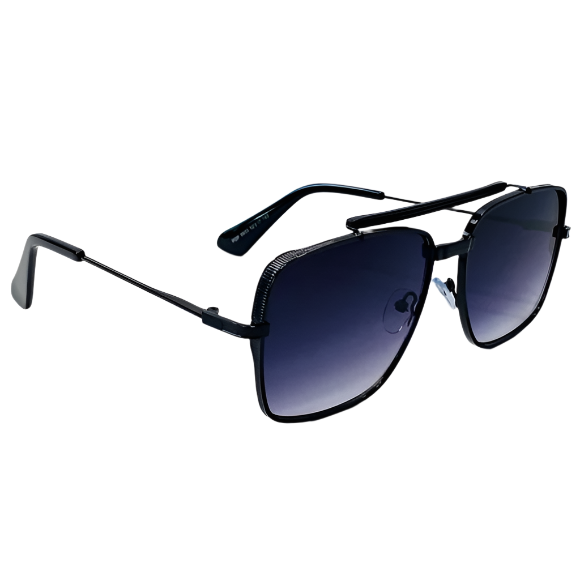 6083 (C) | Square Aviator Metal Sunglasses