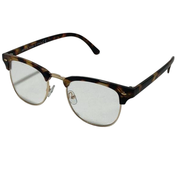 9013 (C) | Clear Lens Browline Glasses - Non Prescription