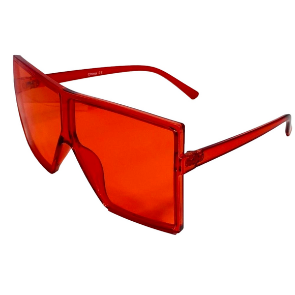 6072 | Large Square Shield Style Sunglasses