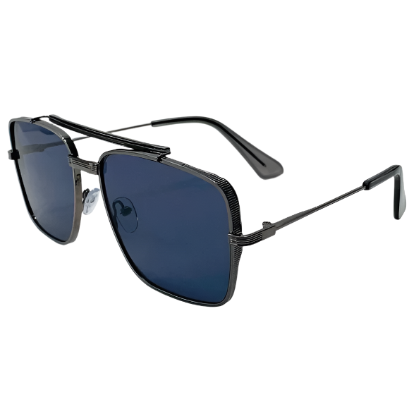 6083 (C) | Square Aviator Metal Sunglasses