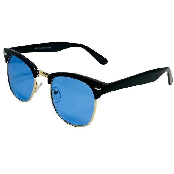 Blue Browline Sunglasses