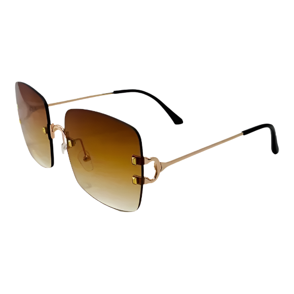 6109 | Square Rimless Sunglasses