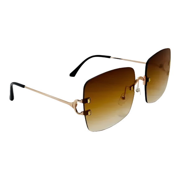 6109 | Square Rimless Sunglasses