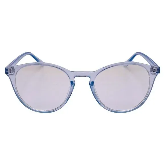Blue Round Blue Light Blocking Glasses