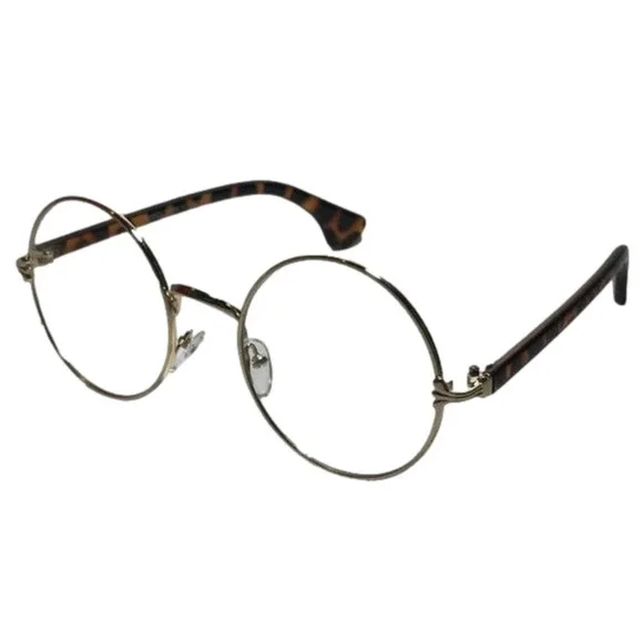 9123 (C) | Round Clear Lens Non-Prescription Glasses