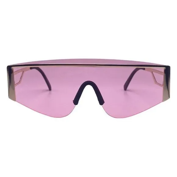Pink Shield Sunglasses