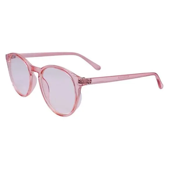 Pink Round Blue Light Blocking Glasses
