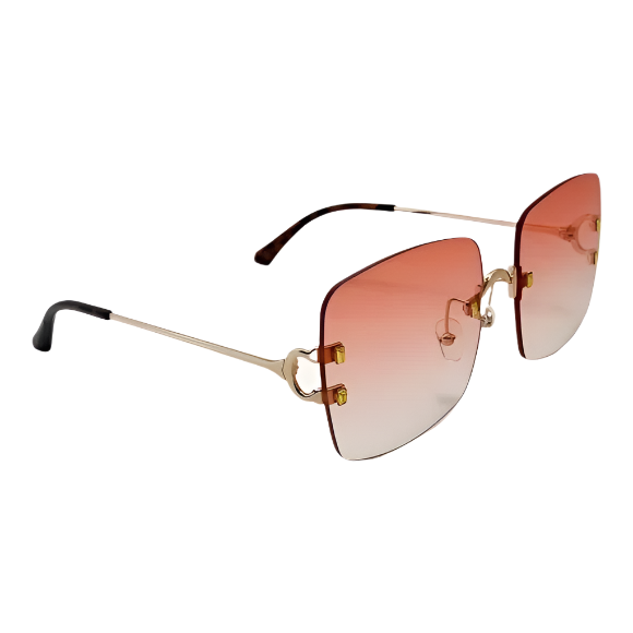 6109 | Square Rimless Sunglasses