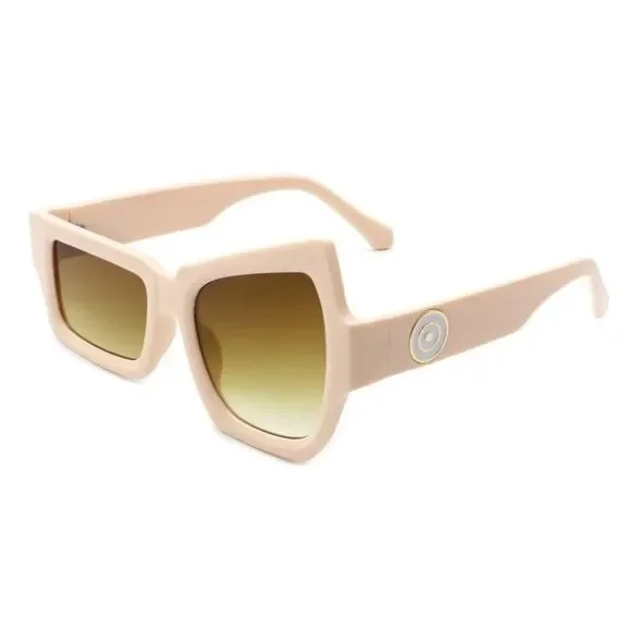 Cream Novelty Unique Sunglasses