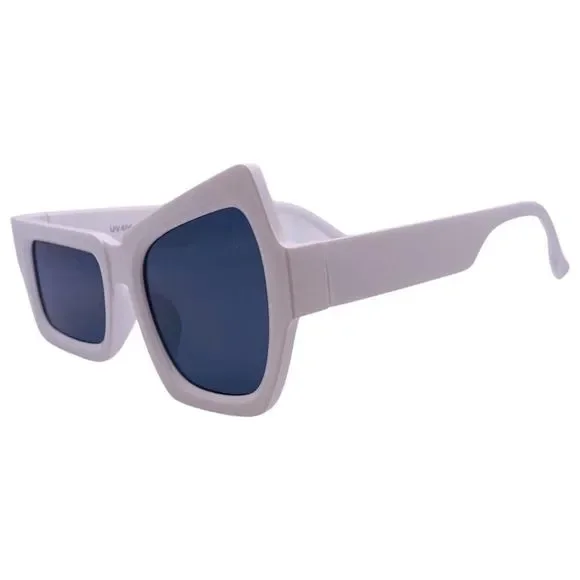 White Novelty Unique Sunglasses