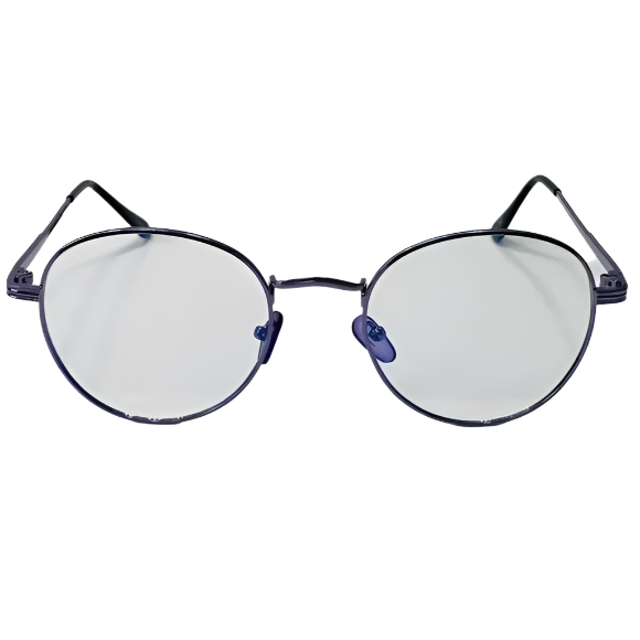 Purple Circle Blue Light Blocking Glasses