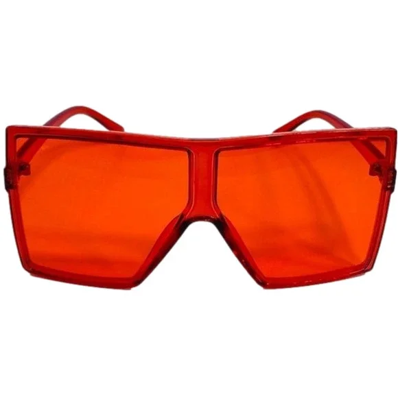 6072 | Large Square Shield Style Sunglasses