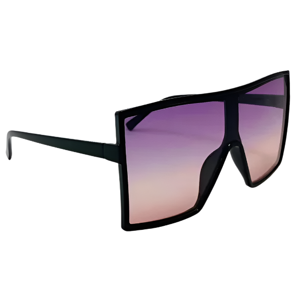 Purple/Pink Square Oversize Sunglasses