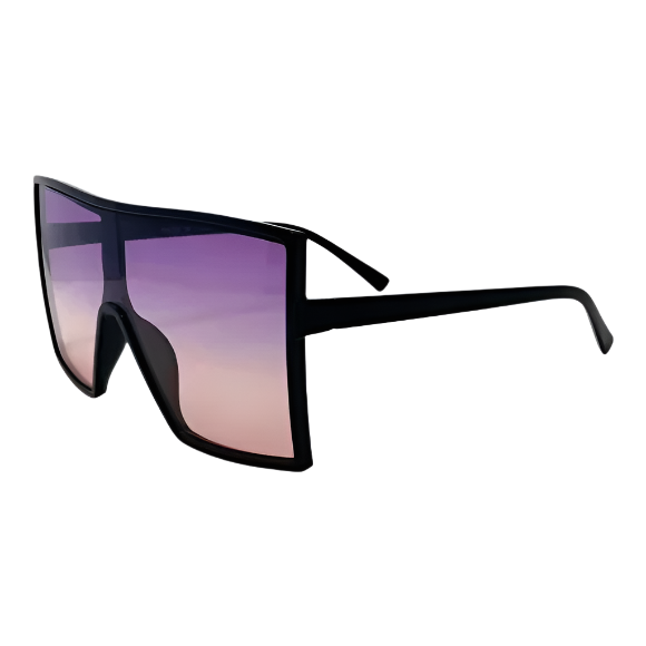 Purple/Pink Square Oversize Sunglasses