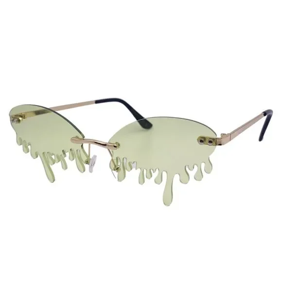 6071 | Drip Rimless Novelty Sunglasses