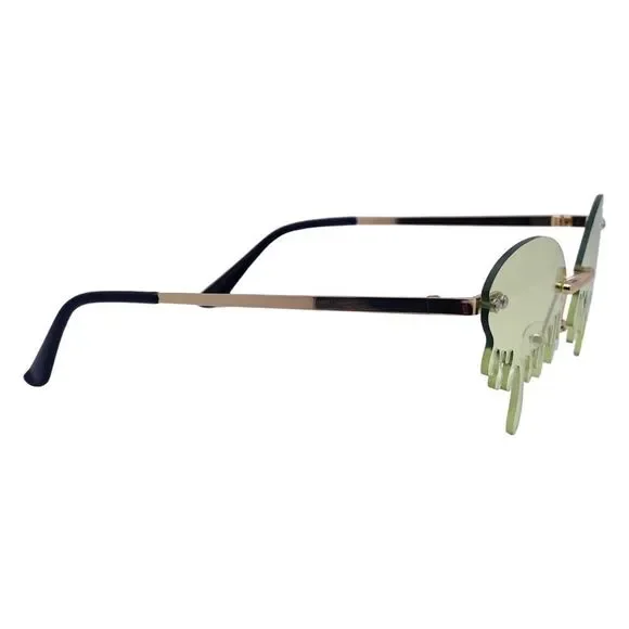 6071 | Drip Rimless Novelty Sunglasses