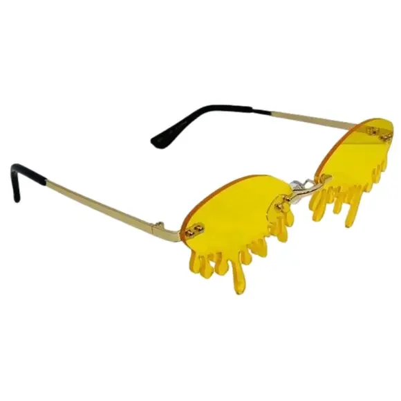 6071 | Drip Rimless Novelty Sunglasses
