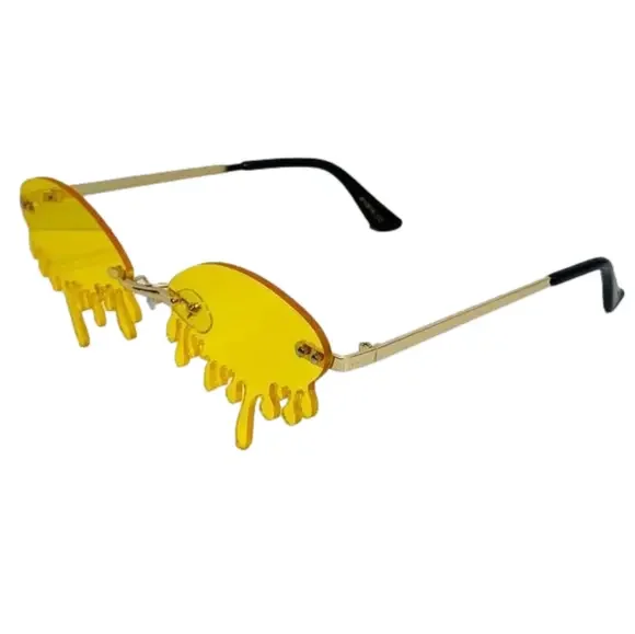6071 | Drip Rimless Novelty Sunglasses