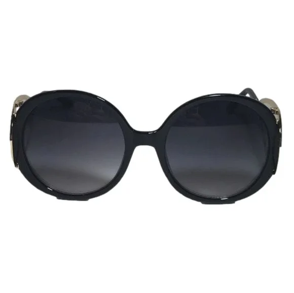 Black Open Temple Ladies Sunglasses