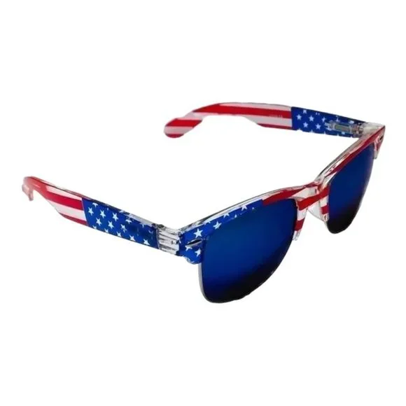 6026 | American Flag Browline Sunglasses