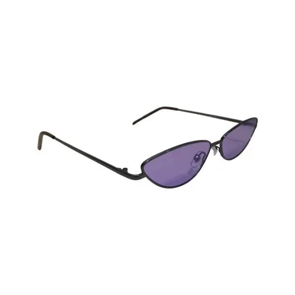 Purple Slim Cateye Sunglasses